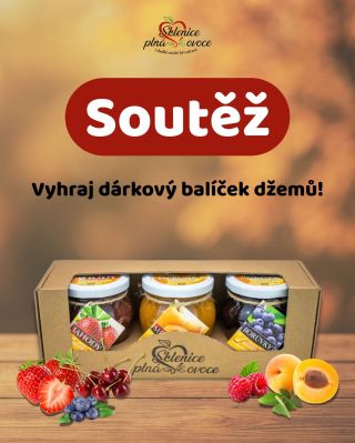 🍓 SOUTĚŽ O BALÍČEK NAŠICH VÝBORNÝCH DŽEMŮ! 🍑 Podzim je ideální čas na něco sladkého, a my máme soutěž, která potěší...
